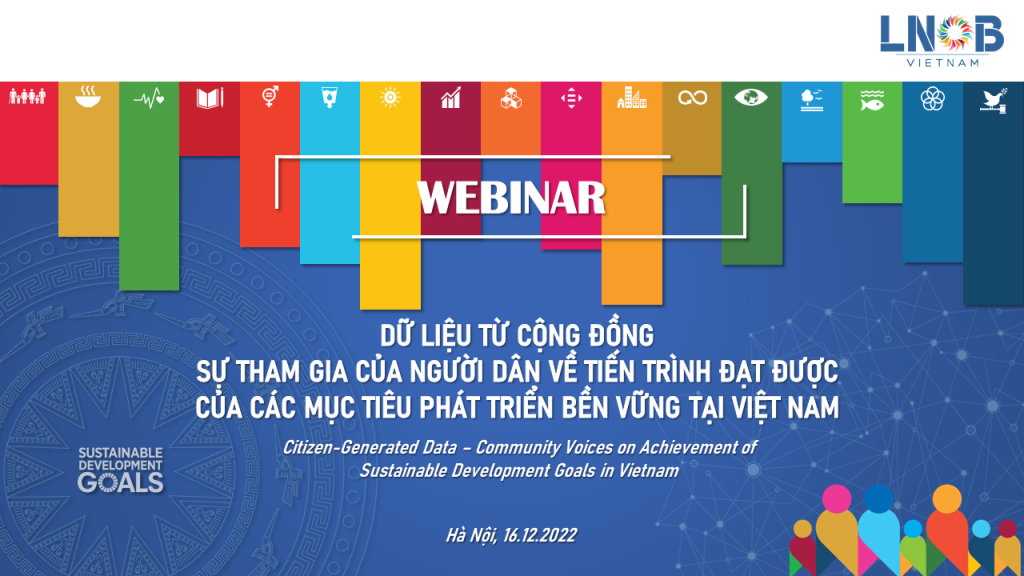 Dữ liệu từ cộng đồng và sự tham gia của người dân vì mục tiêu phát triển bền vững