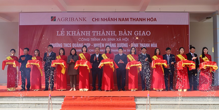 Agribank tài trợ 6 tỷ đồng xây trường tại Thanh Hóa