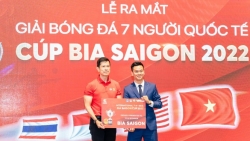 Lần đầu ra mắt Giải bóng đá 7 người quốc tế Cúp Bia Saigon 2022