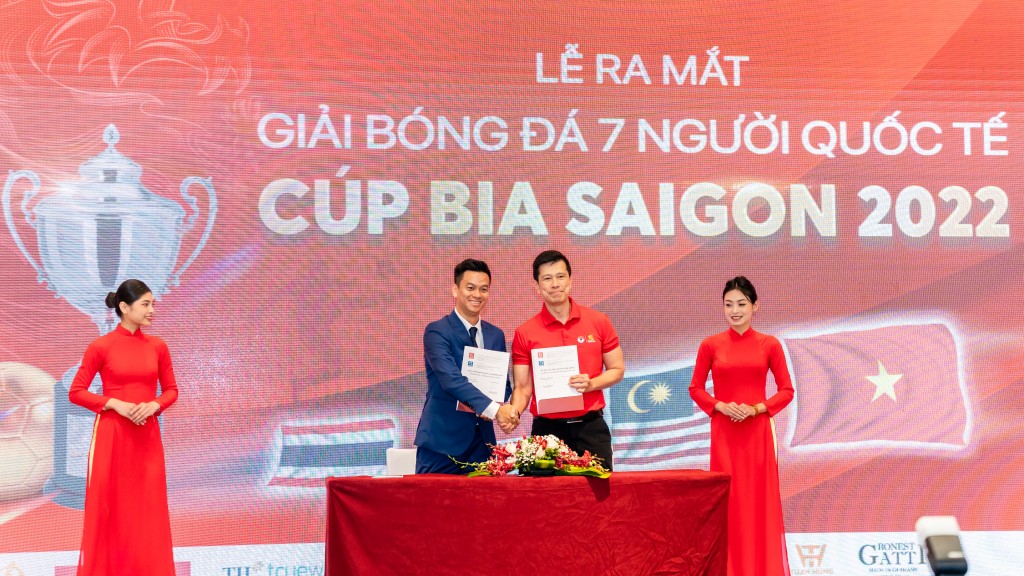 Lần đầu ra mắt Giải bóng đá 7 người quốc tế Cúp Bia Saigon 2022