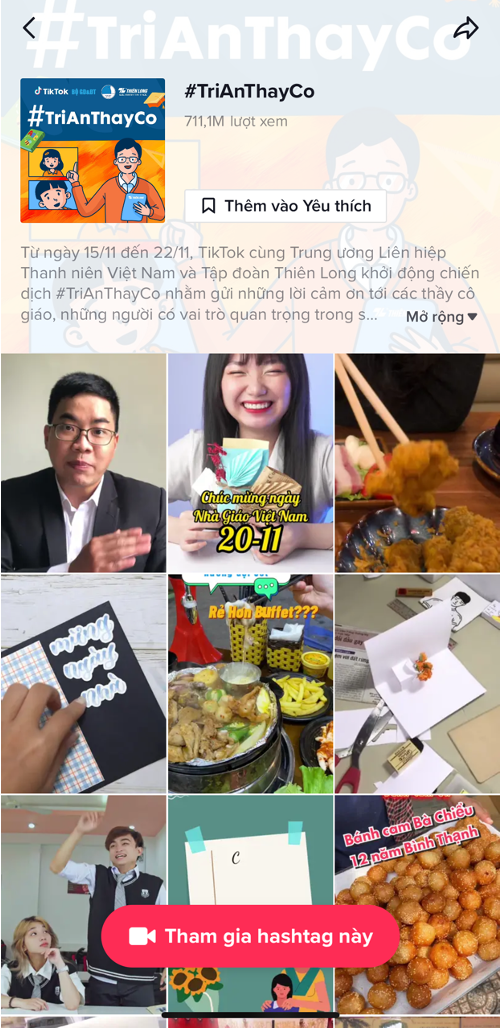 Những xu hướng hàng đầu tháng 11/2022 trên TikTok