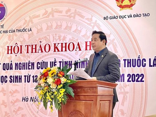 PGS.TS. Lương Ngọc Khuê phát biểu tại Hội thảo