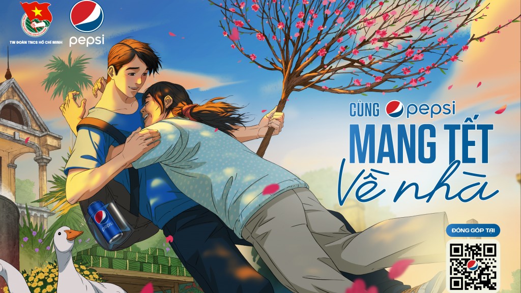 Pepsi tiếp tục hành trình ý nghĩa “Mang Tết về nhà” 2023