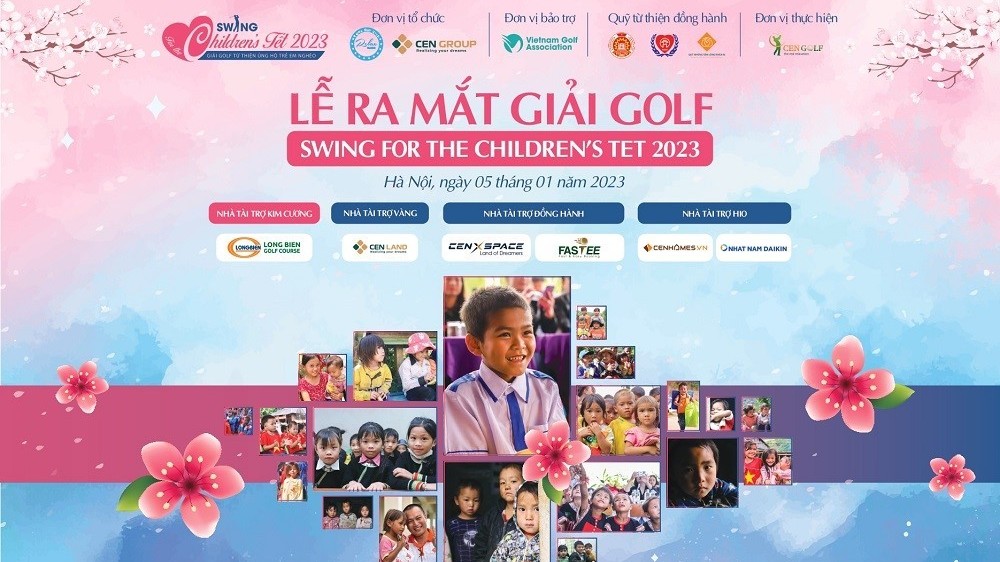 Khởi tranh giải golf từ thiện Swing for the Children’s Tet 2023: Ngày xuân cho em