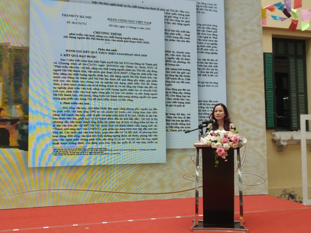 Ngày hội “Sáng mãi nét đẹp thanh lịch, văn minh” của học sinh Hoàn Kiếm Ngày hội “Sáng mãi nét đẹp thanh lịch, văn minh” của học sinh Hoàn Kiếm