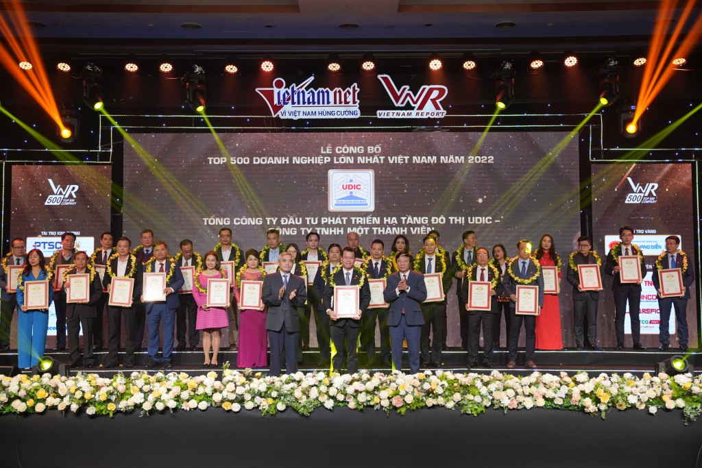 UDIC tiếp tục lọt Top 500 doanh nghiệp lớn nhất Việt Nam