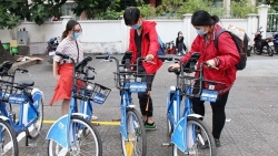 Hà Nội bắt đầu thi công trạm xe đạp công cộng đầu tiên tại số 12 phố Đào Tấn