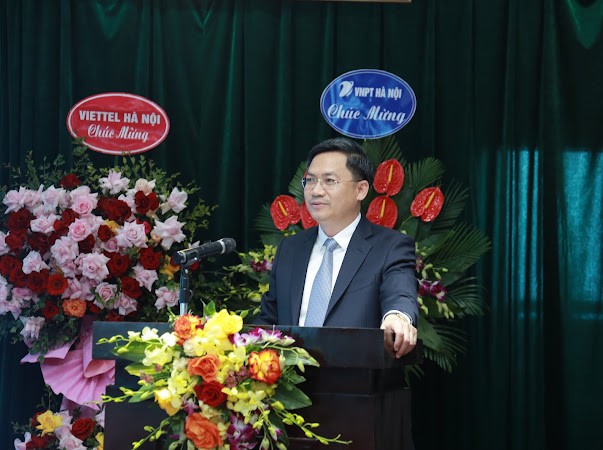 Phó Chủ tịch UBND thành phố Hà Minh Hải phát biểu tại hội nghị.