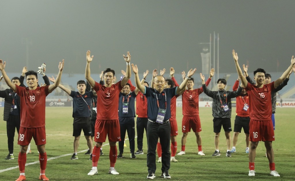 Niềm vui của đội tuyển Việt nam