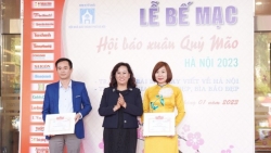 Báo Tuổi trẻ Thủ đô giành giải B bìa báo đẹp Hội báo Xuân Quý Mão 2023