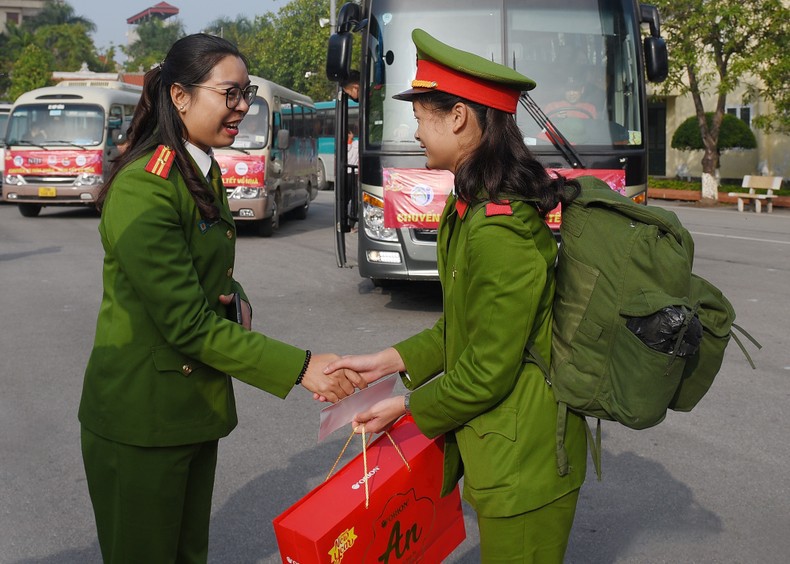 Đây là hoạt động thường niên của học viện CSND dành tặng các học viên mỗi dịp Tết đến xuân về