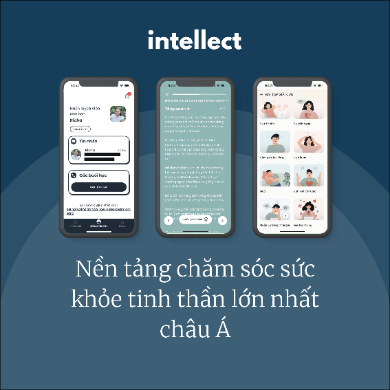 Intellect là nền tảng chăm sóc sức khỏe tinh thần lớn nhất châu Á