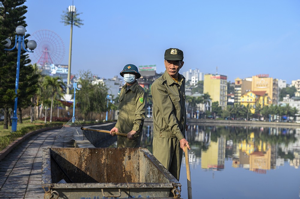 Quảng Ninh: Cá chép vàng chết hàng loạt tại hồ điều hòa Hạ Long