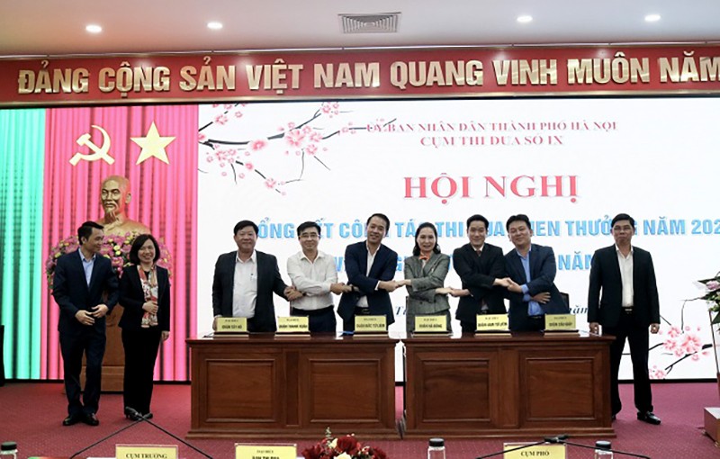 Các đại biểu dự hội nghị tổng kết thi đua, khen thưởng, Cụm thi đua số 9 - UBND TP Hà Nội