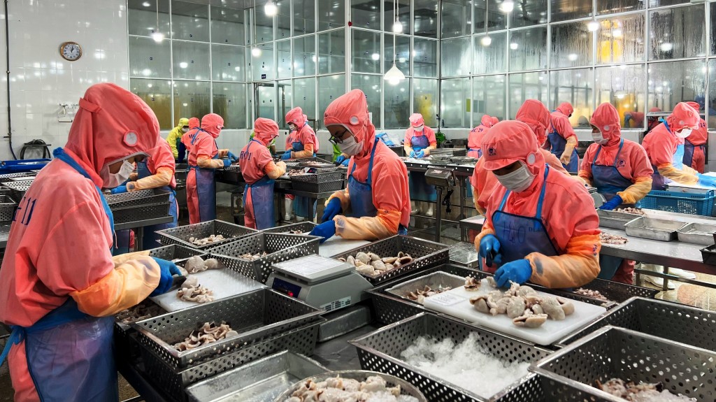 Ngành Thủy hải sản đang duy trì lượng hàng xuất khẩu cuối năm