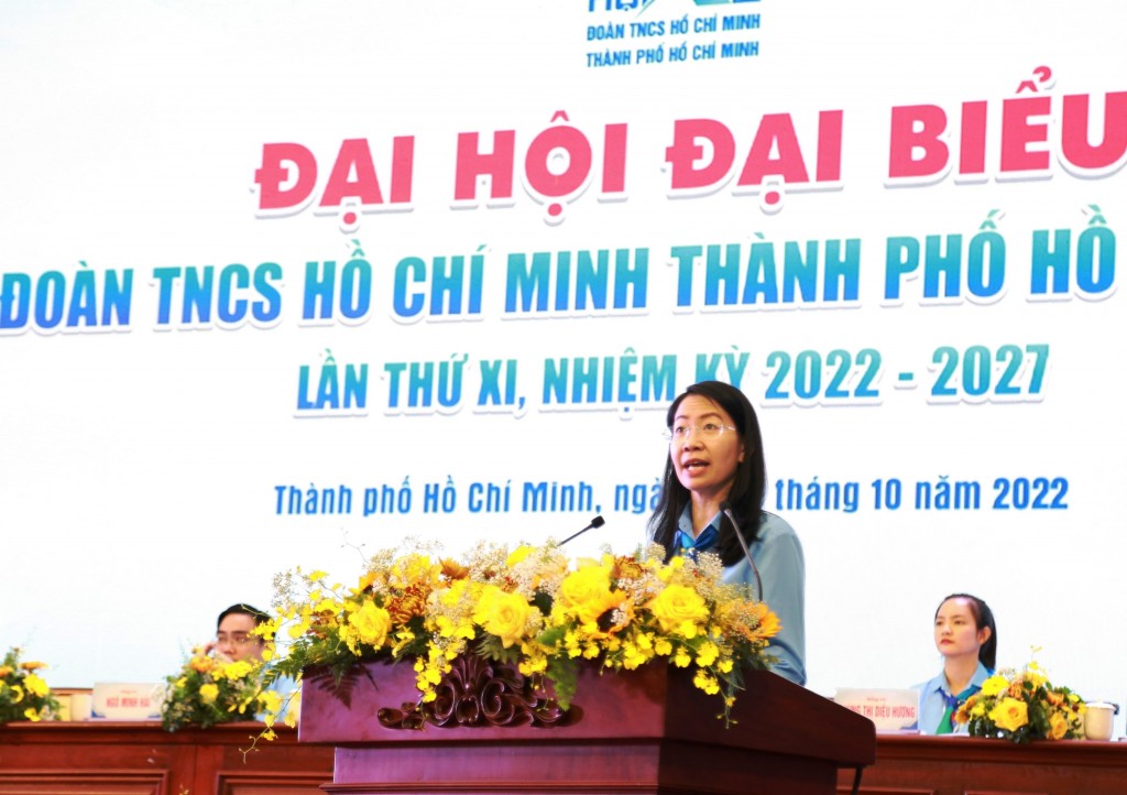 Bí thư Thành đoàn TP Hồ Chí Minh Phan Thị Thanh Phương