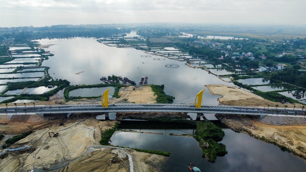 Sông Cổ Cò chảy qua địa phận tỉnh Quảng Nam (Ảnh V.Q)