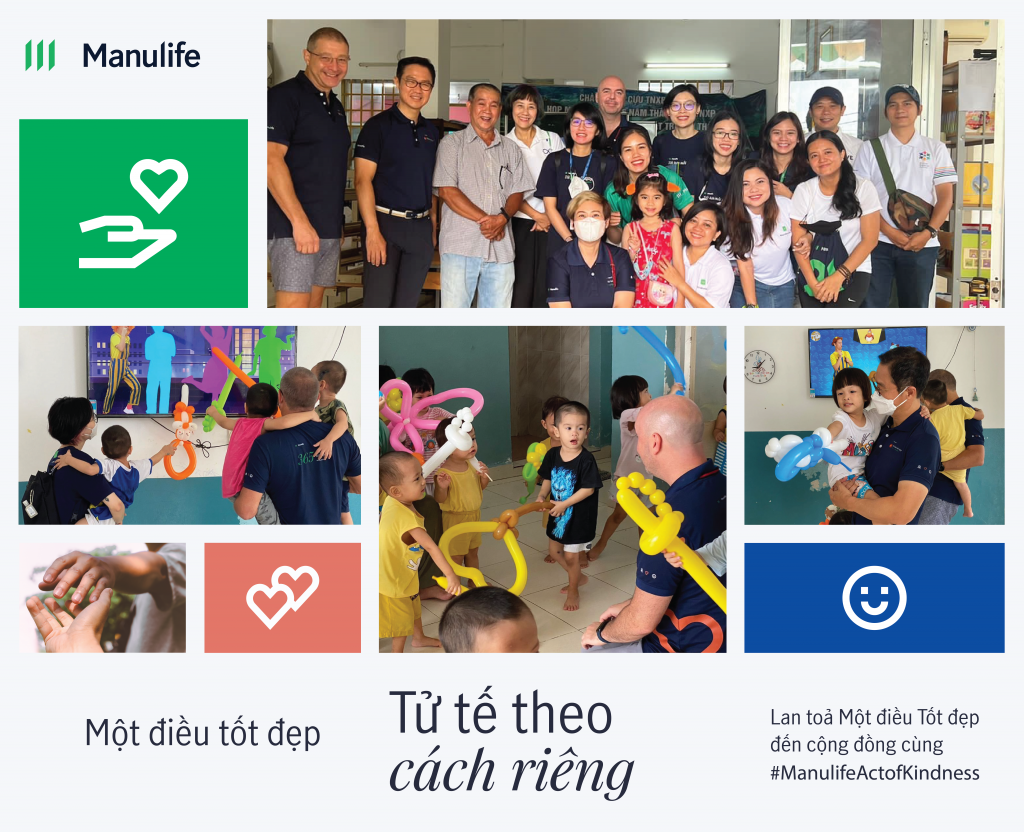 Manulife Việt Nam thúc đẩy nhân viên làm điều tốt trong cộng đồng với chiến dịch ‘Một điều Tốt đẹp’