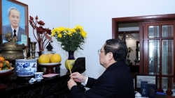 Thủ tướng Phạm Minh Chính dâng hương cố Thủ tướng Phạm Văn Đồng và Đại tướng Võ Nguyên Giáp