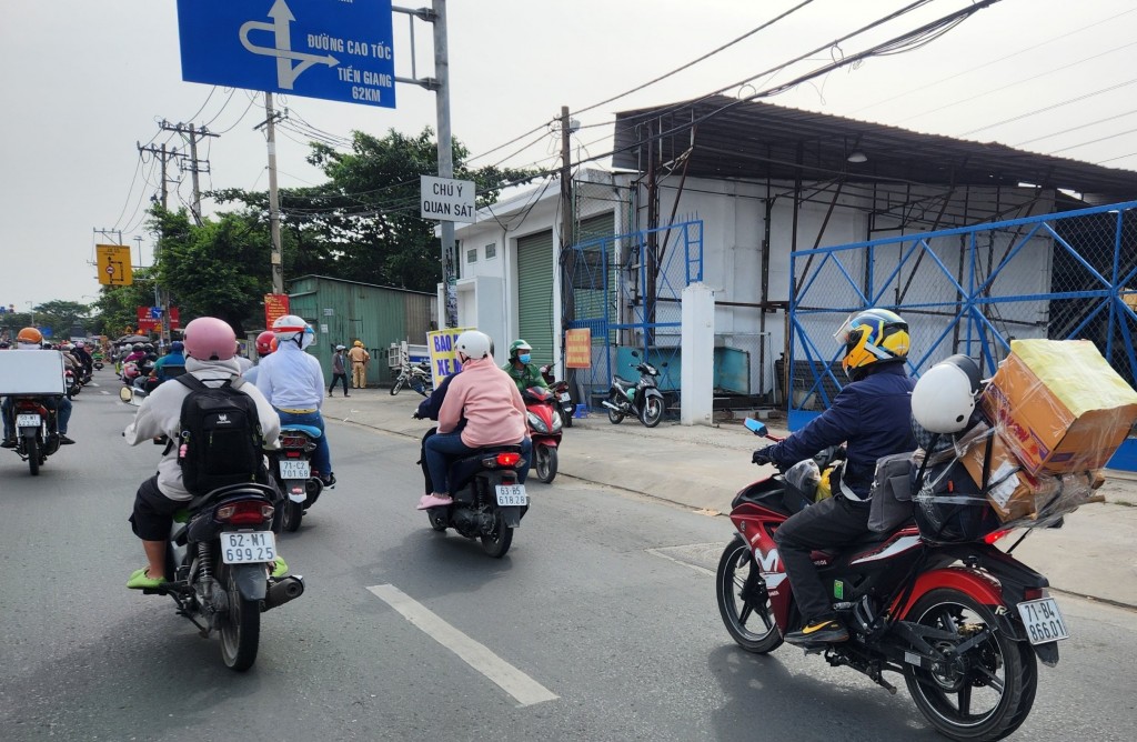 Đường xá tại TP Hồ Chí Minh thông thoáng những ngày cuối năm