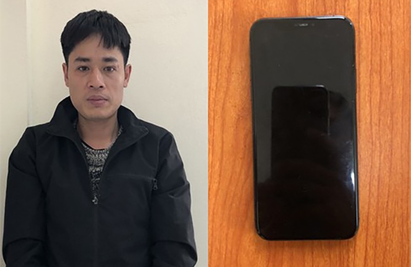 Lực lượng Cảnh sát hình sự phối hợp với Công an quận Long Biên bắt giữ Vương Văn Năm để điều tra, xử lý hành vi trộm cắp tài sản