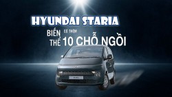 Hyundai Staria có thêm "biến thể" 10 chỗ ngồi