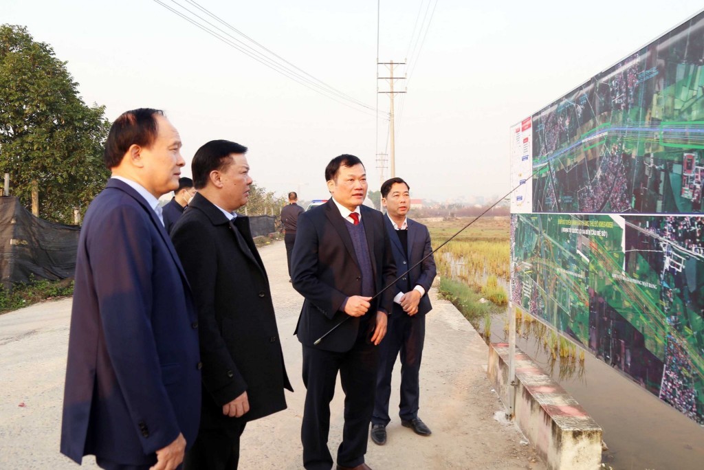Huyện Thường Tín quyết tâm hoàn thành giải phóng mặt bằng Dự án đường Vành đai 4 trong năm 2023