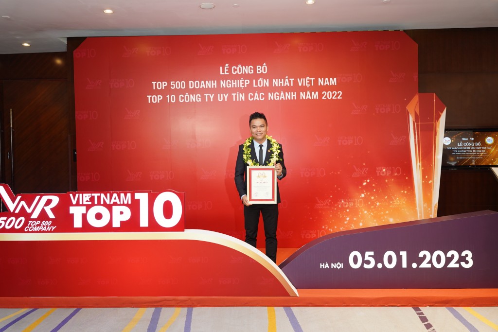 Herbalife Việt Nam được vinh danh Top 500 doanh nghiệp lớn nhất Việt Nam năm 2022