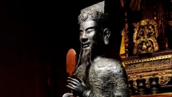 Hơi thở nghệ thuật truyền thống của pho tượng Thánh tổ Hoàng đế An Dương
