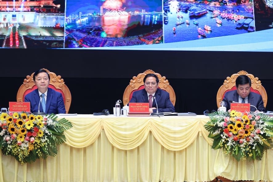 Thủ tướng Phạm Minh Chính chủ trì Hội nghị - Ảnh: VGP/Nhật Bắc
