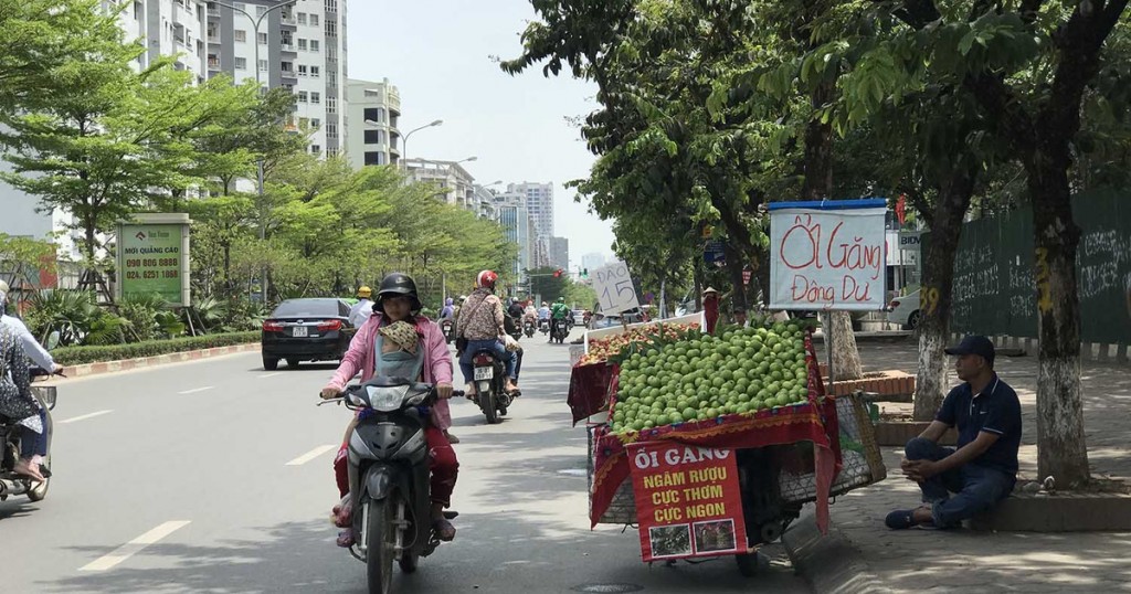 Giải tỏa các điểm kinh doanh trái cây không an toàn, lấn chiếm vỉa hè