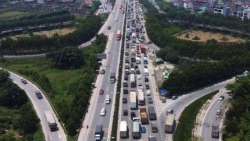 Cấm xe di chuyển qua cầu Thanh Trì trong đêm để kiểm định