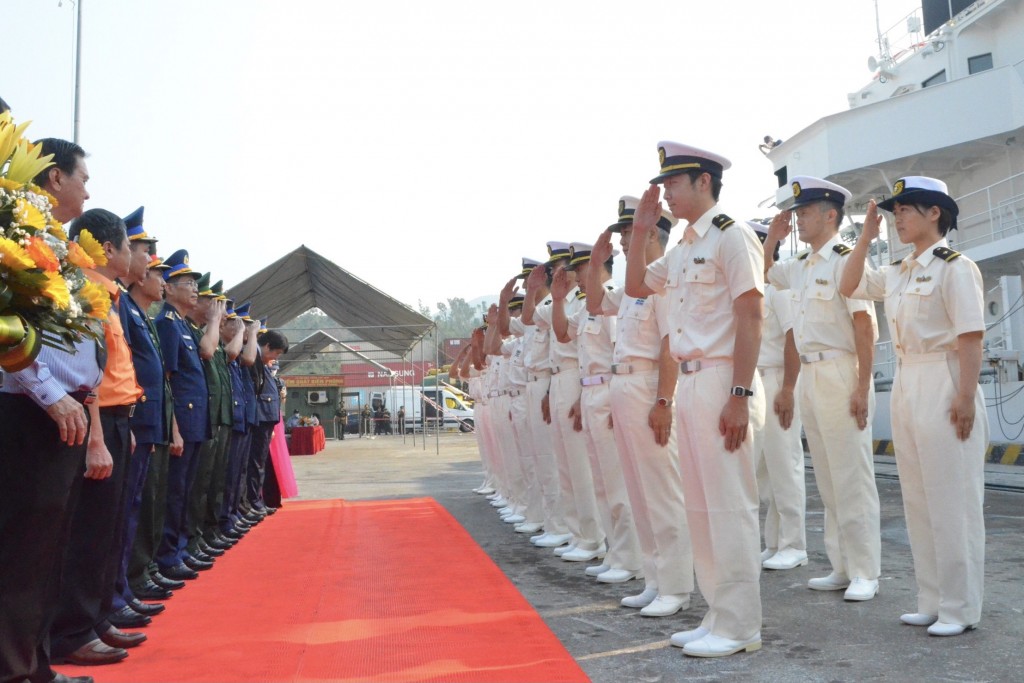 Tàu tuần tra SETTSU thuộc Lực lượng Bảo về bờ biển Nhật Bản thăm Đà Nẵng