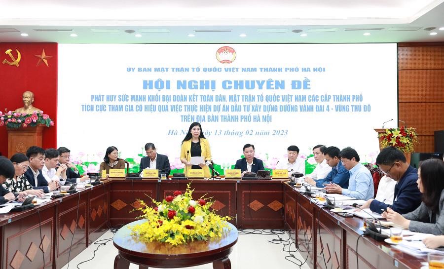 Phát huy sức mạnh khối đại đoàn kết, triển khai hiệu quả công tác GPMB Dự án Vành đai 4