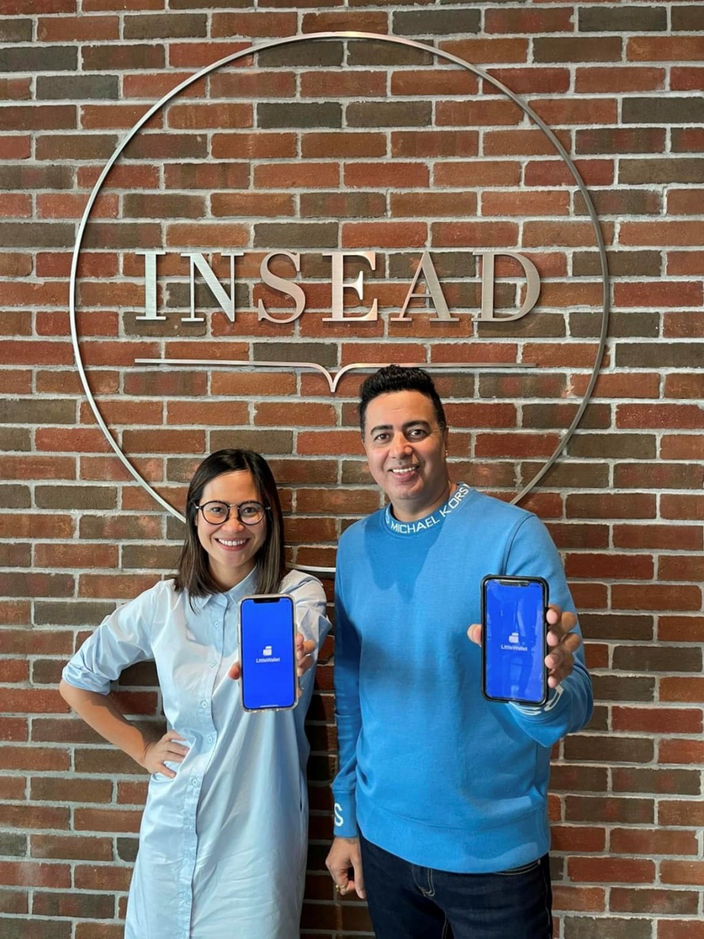 Phoebe & Rahul tại Trung tâm Đổi mới kinh doanh của INSEAD ở San ​​Francisco