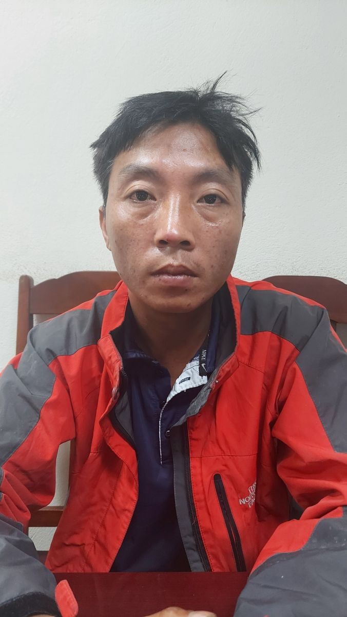 Đối tượng Nguyễn Văn Tư tại cơ quan công an