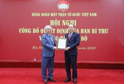 Đồng chí Hoàng Công Thủy được chỉ định tham gia Đảng đoàn Mặt trận Tổ quốc Việt Nam