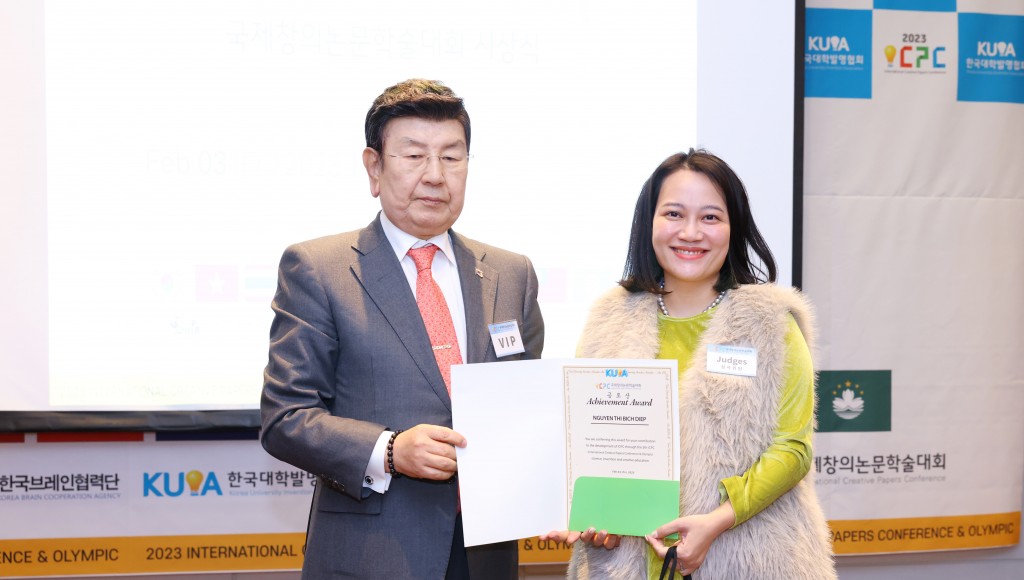 Cô Nguyễn Thị Bích Diệp - người đứng sau thành công của những dự án nghiên cứu khoa học quốc tế