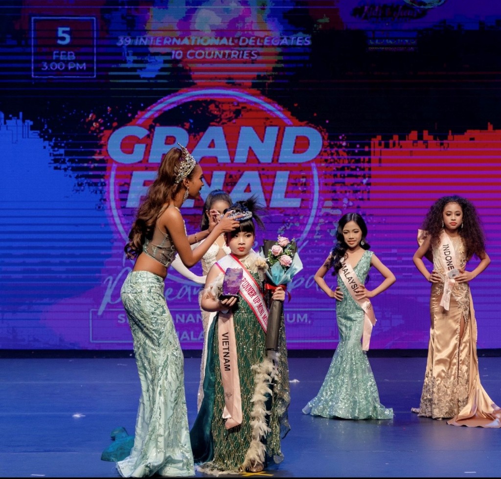 Nguyễn Lê Thuỳ Linh giành ngôi vị Á quân Quốc tế tại Kids & Teen Pageant