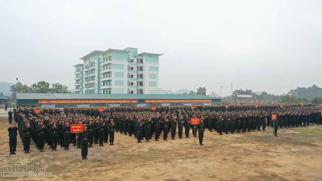 Quảng Ninh: Gần 1.800 chiến sĩ CAND tham dự khai giảng huấn luyện