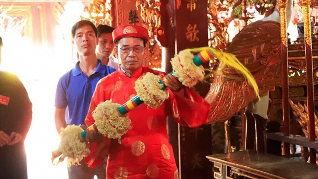 Đảm bảo an ninh, trật tự lễ hội giằng bông Sơn Đồng