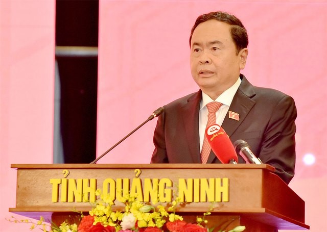 Phó Chủ tịch Thường trực Quốc hội Trần Thanh Mẫn phát biểu khai mạc Hội nghị.