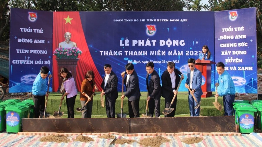 Huyện đoàn Đông Anh phát động Tháng Thanh niên năm 2023