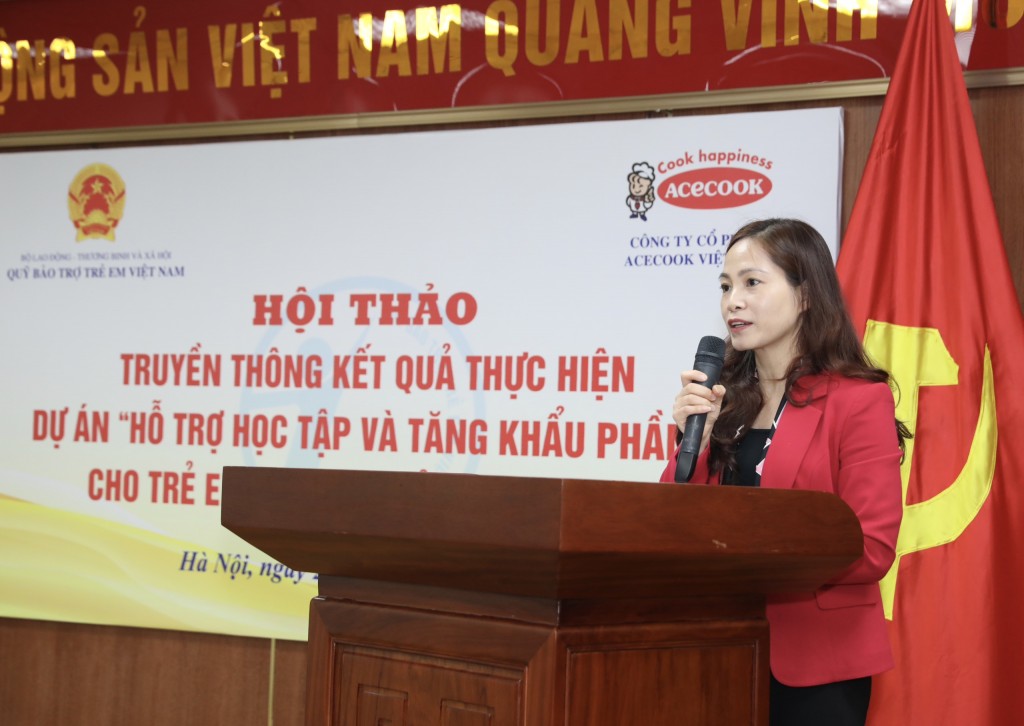 3 tỷ đồng hỗ trợ học tập và tăng khẩu phần ăn cho trẻ em khó khăn trong năm 2023