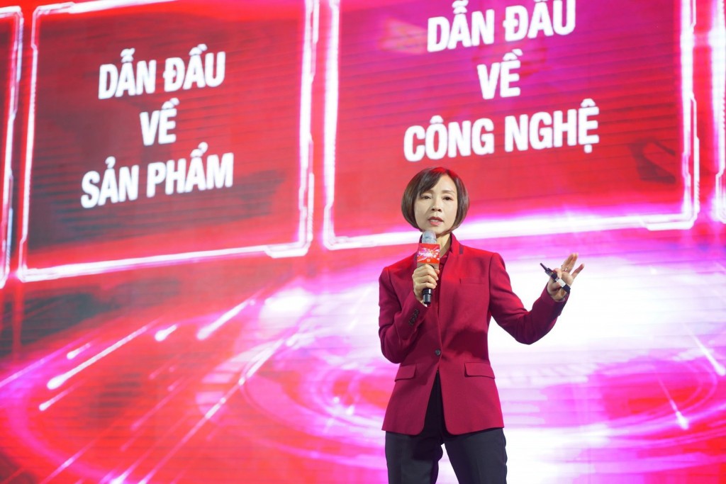 Bà Tina Nguyễn, Tổng giám đốc Generali Việt Nam cho biết doanh nghiệp này đặt mục tiêu trở thành thương hiệu bảo hiểm sáng tạo và đáng tin cậy nhất Việt Nam   