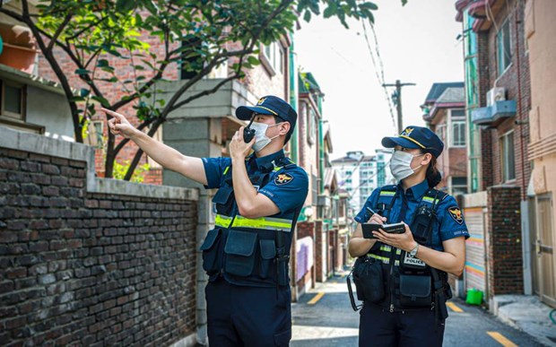 Cảnh sát Hàn Quốc sẽ phối hợp với 4 cơ quan khác của Hàn Quốc tham gia chiến dịch. (Ảnh minh họa: stripes)