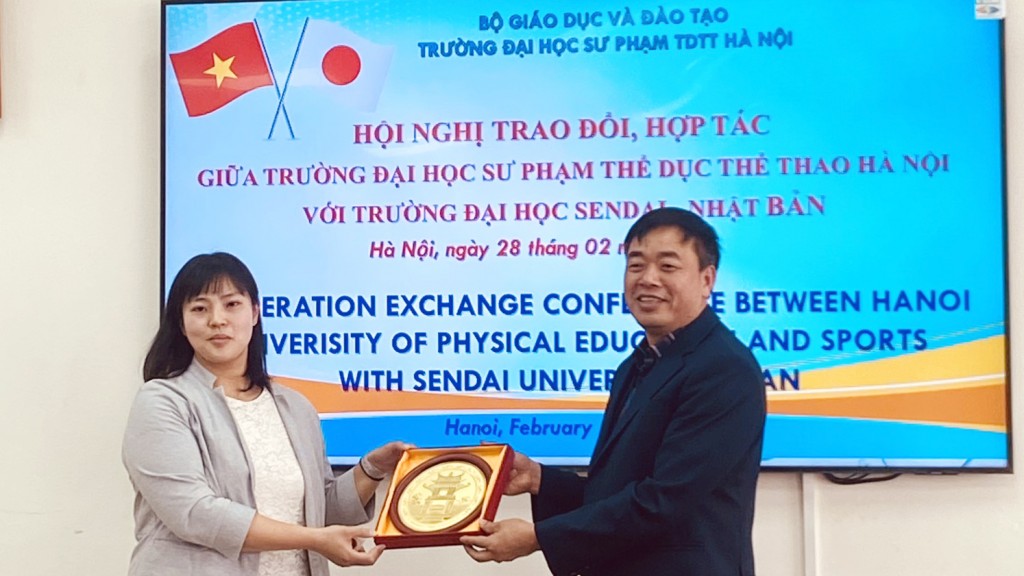 Đại học Sư phạm TDTT Hà Nội xúc tiến hợp tác giáo dục đào tạo với Đại học Sendai Nhật Bản