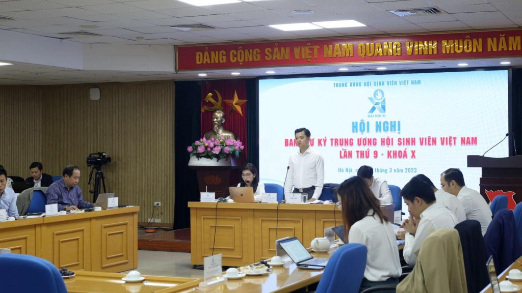 Hội nghị được tổ chức dưới sự chủ trì của Bí thư Trung ương Đoàn, Chủ tịch Trung ương Hội Sinh viên Việt Nam Nguyễn Minh TR