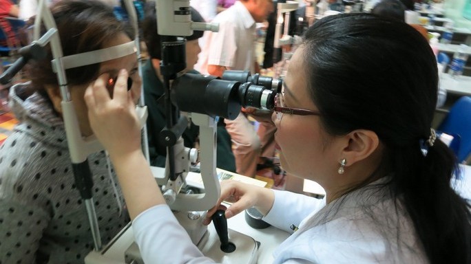 Bệnh viện Mắt TP Hồ Chí Minh đưa ứng dụng AI tầm soát bệnh glôcôm