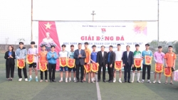 Khởi tranh giải bóng đá học sinh, sinh viên huyện Đông Anh năm học 2022 - 2023